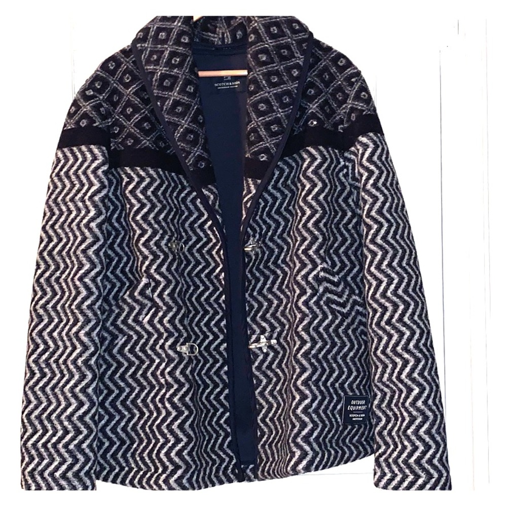 Scotch & Soda Wool Blanket Coat
